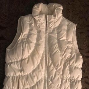 Nine West White Puffer Vest
